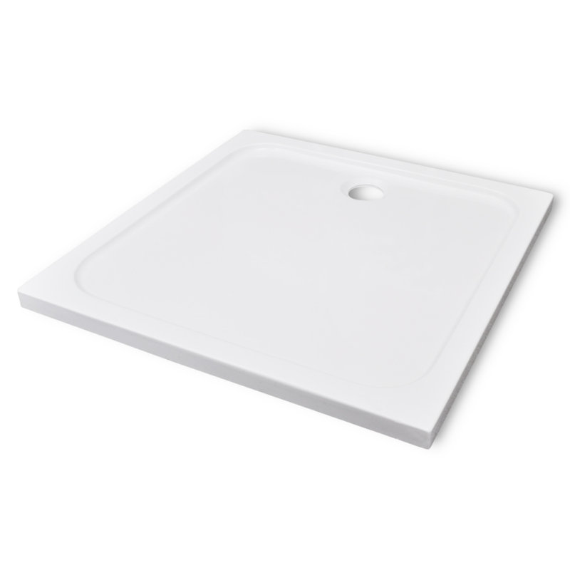 Belfry Bathroom Plastic Standard Shower Tray ?? White Wayfair.co.uk